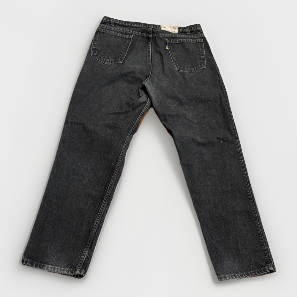 Vintage 80s Levi's 530 Faded Black Jeans 36x32 Loose Grunge Skate USA Made Rare